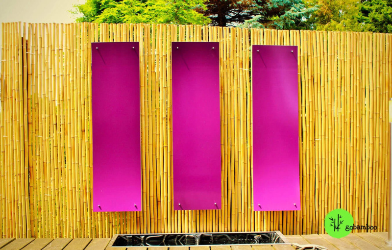 inspiracia bambusový plot